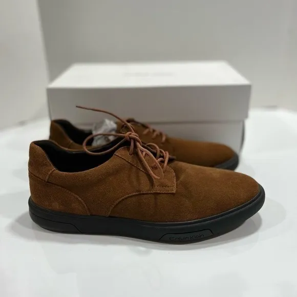 Calvin Klein Men’s Suede Loafers sz 8.5 NEW # F679