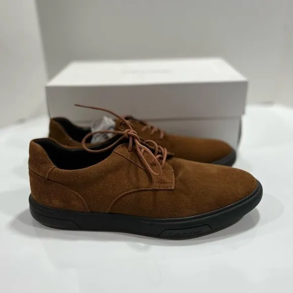 Calvin Klein Men’s Suede Loafers sz 8.5 NEW # F679