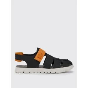 Camper Peu Cami Sandals Hook and Loop Kids Black Footwear