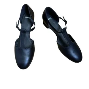Camper Size 41 US 10 Womens Mary Jane Sandals Heeled Black Strap Sandals