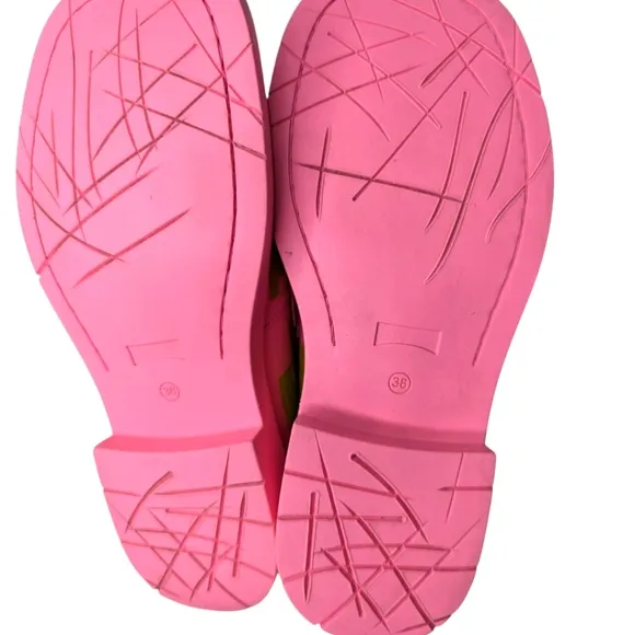 CAMPERLAB Unisex Formal Pink /Green Loafers Shoes... Size 7