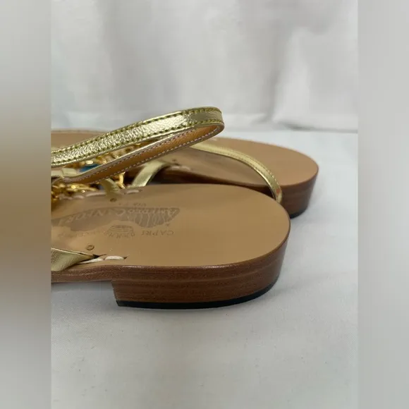 Canfora capri sandals PEDRA Leather thong sandal size 7
