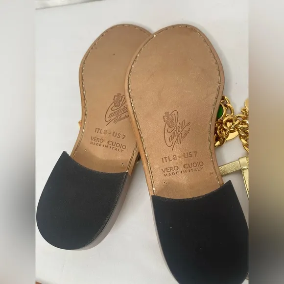 Canfora capri sandals PEDRA Leather thong sandal size 7
