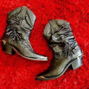 Capezio Vintage Cowgirl Cowboy Boots Fringe size 6.5