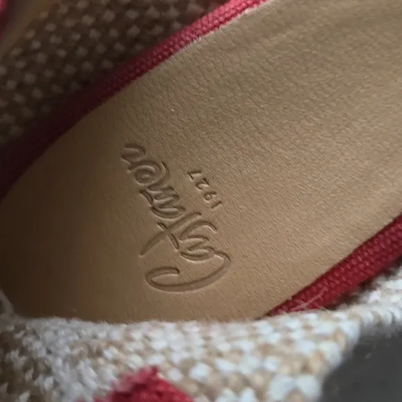 Castaner Red Carol Espadrille Wedge for Women Casual Summer Shoes