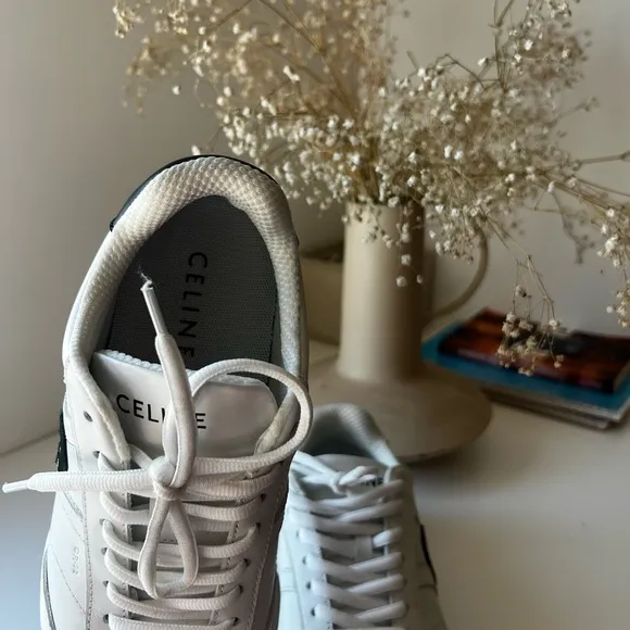 Celine White and Black Sneakers