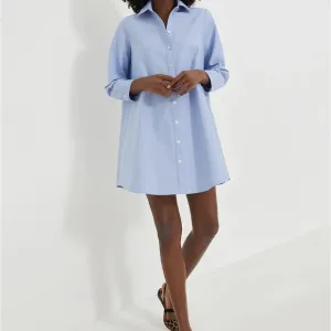 Chambray Harris Shirt DressPOMANDER PLACE