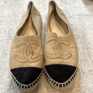 CHANEL Lambskin Espadrilles