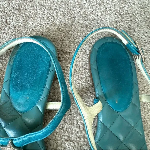 Chanel Quilted Leather Flat Thong Sandals