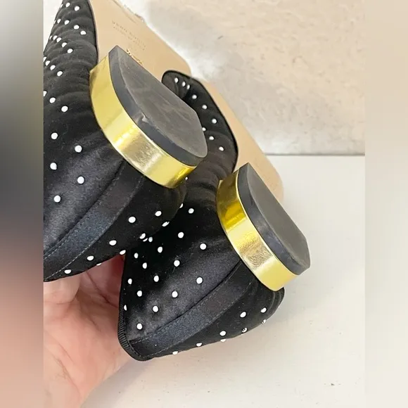 CHARLOTTE OLYMPIA BALLET FLATS black and white polka dots 37