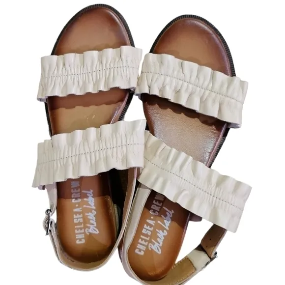 Chelsea crew Roche low wedge sandals