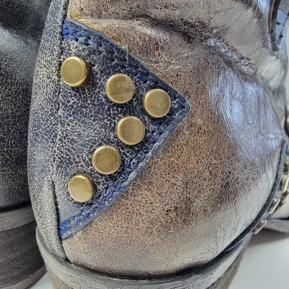 Circle G Women's Studded Star Inlay Booties  Size 9
