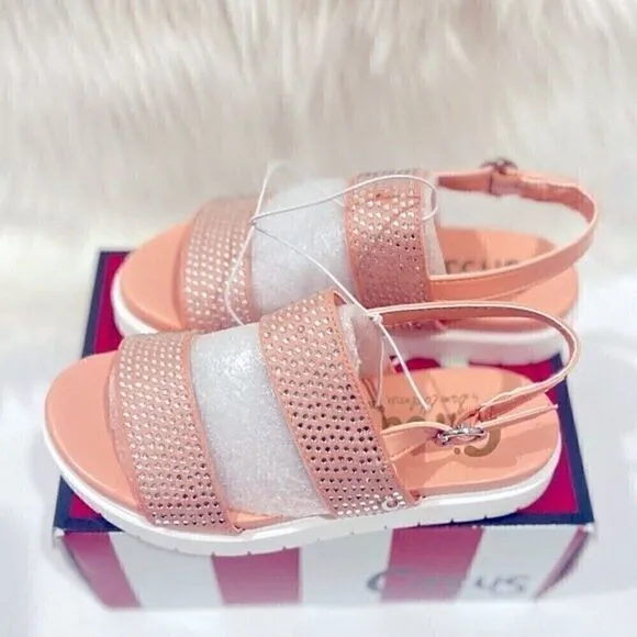 Circus Sam Edelman blush Narcissa Jaz Ankle-Strap Sandals shoes little girl sz 3