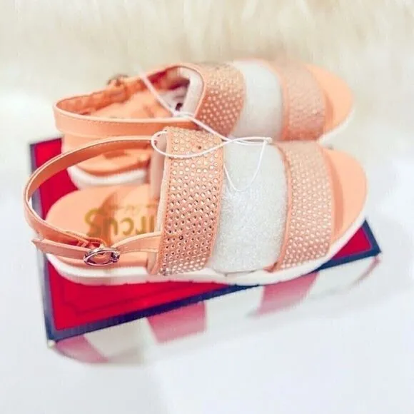 Circus Sam Edelman blush Narcissa Jaz Ankle-Strap Sandals shoes little girl sz 3