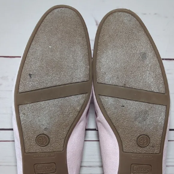 Circus Sam Edelman Powder Pink Mules Loafers Women's 9.5 Coquette Spring Girly