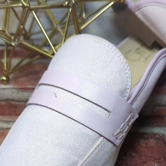 Circus Sam Edelman Powder Pink Mules Loafers Women's 9.5 Coquette Spring Girly