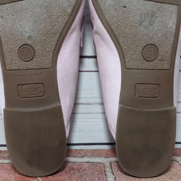 Circus Sam Edelman Powder Pink Mules Loafers Women's 9.5 Coquette Spring Girly