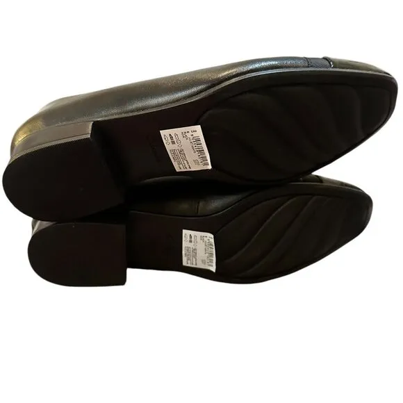 Clarks Juliet Monte Flat | Size 9W (Wide) | Color Black