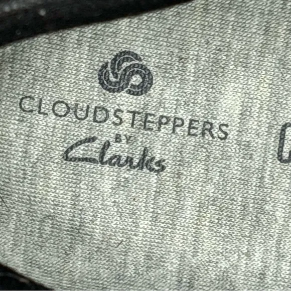 Clarks Women's Ayla River Loafer - Black Snakeskin &amp; Suede Flat Shoes Size 8.5M