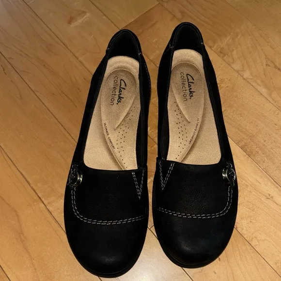 Clarks Womens Carleigh Lulin Shoes Loafers Slip On Sizes 8/ 9M