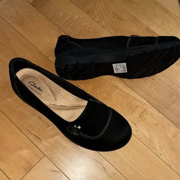 Clarks Womens Carleigh Lulin Shoes Loafers Slip On Sizes 8/ 9M