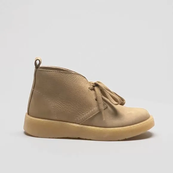 CLARKS X ZARA LEATHER ANKLE BOOTS
