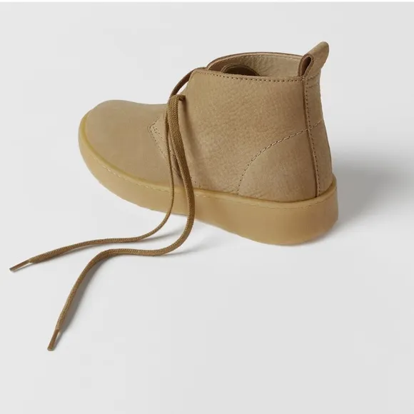 CLARKS X ZARA LEATHER ANKLE BOOTS