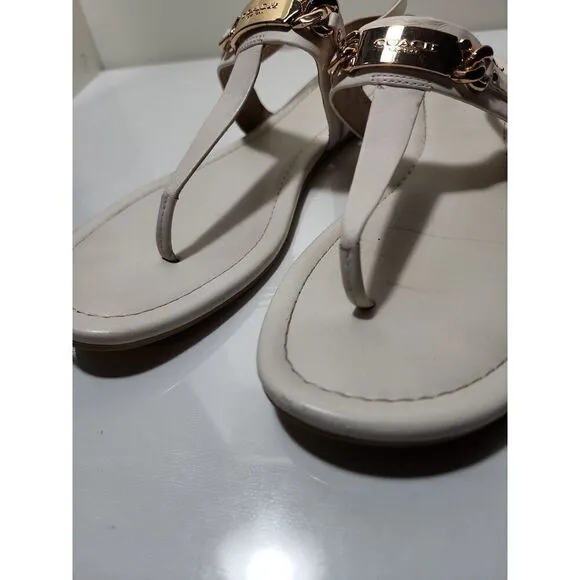 Coach Caterine Thong Sandals Size 9.5B