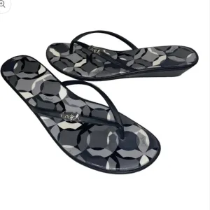 COACH Doran Rubber Thong Sandals