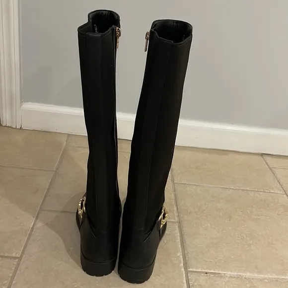 Coach leather boot