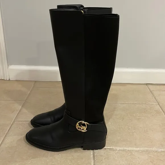 Coach leather boot