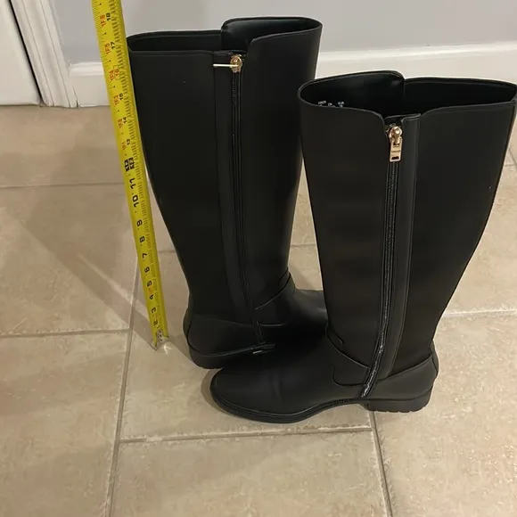 Coach leather boot