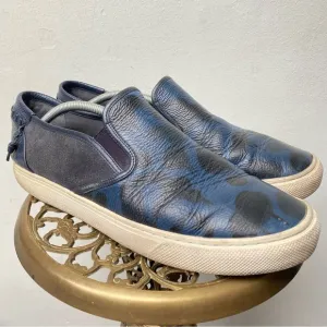 Coach Leather Camo Slip On Sneakers 11.5 wide