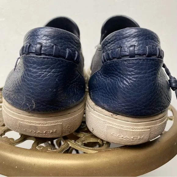 Coach Leather Camo Slip On Sneakers 11.5 wide