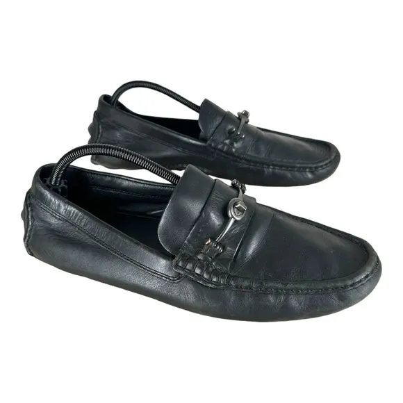 Coach Men’s 11.5‎ D Black Loafers G1727 Crosby Turlock Driver Loafers Leather
