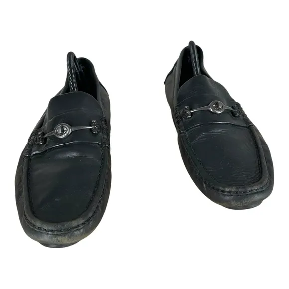 Coach Men’s 11.5‎ D Black Loafers G1727 Crosby Turlock Driver Loafers Leather