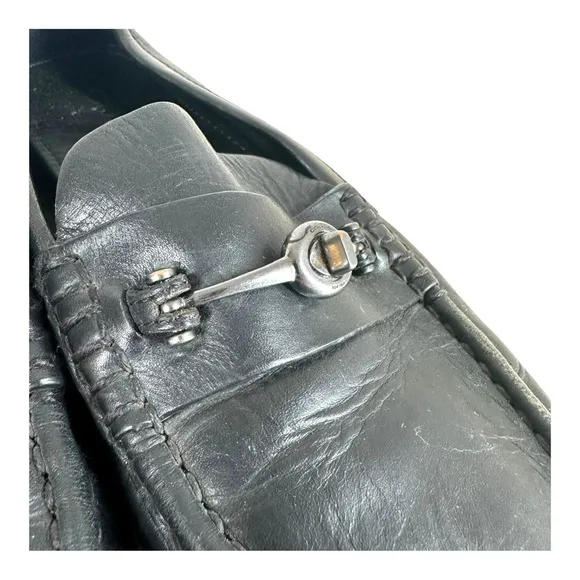 Coach Men’s 11.5‎ D Black Loafers G1727 Crosby Turlock Driver Loafers Leather
