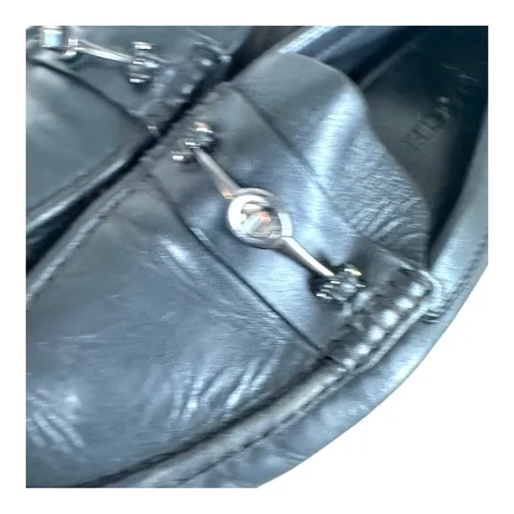 Coach Men’s 11.5‎ D Black Loafers G1727 Crosby Turlock Driver Loafers Leather