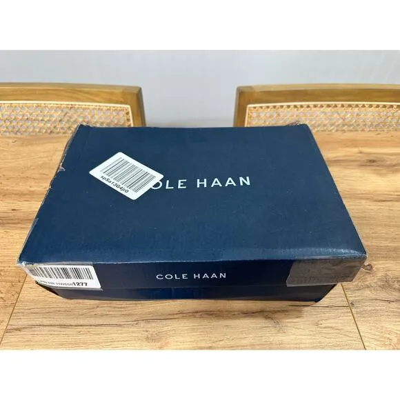Cole Haan Camea Lug Loafer Bloodstone/Ivory Leather Size 9.5 NIB Chic Slip On