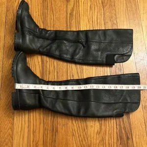 Cole Haan fleece lined leather knee high boots size 5.5