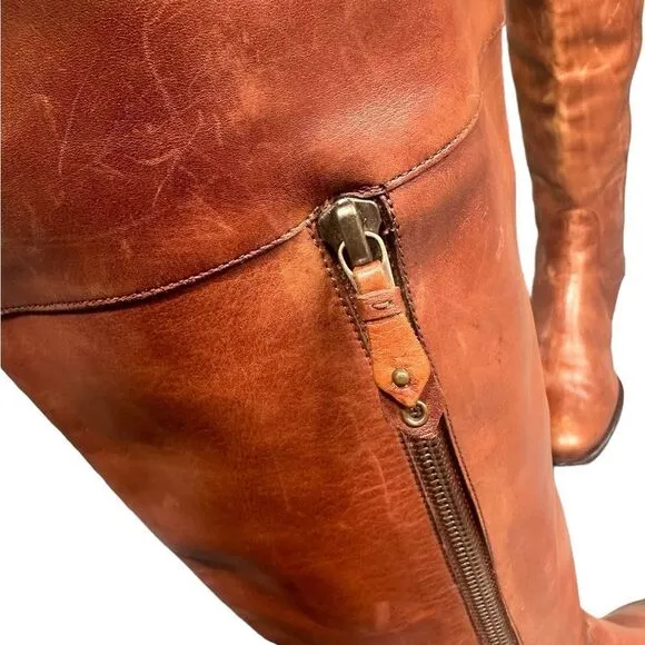 Cole Haan Rustic Leather Riding Boots Size 9.5