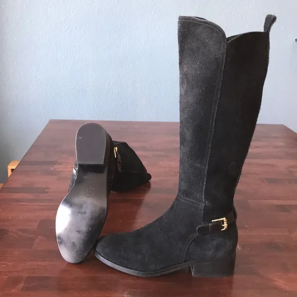 Cole Haan sueded Rustic 6B Calf hi Riding Boots