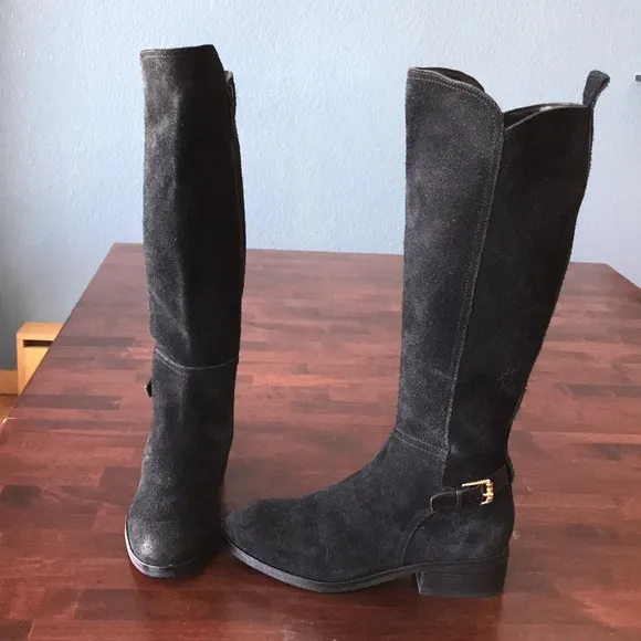 Cole Haan sueded Rustic 6B Calf hi Riding Boots