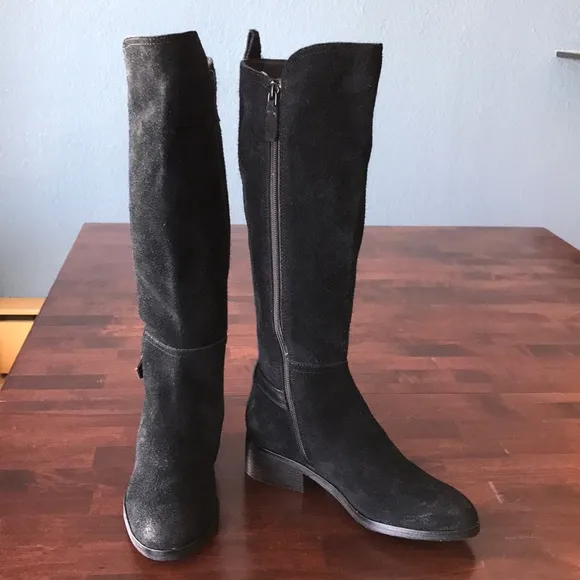 Cole Haan sueded Rustic 6B Calf hi Riding Boots