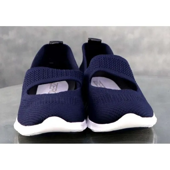 Cole Haan Zero Grand Women's Knit Comfort Loafers Shoes Size 6.5 Blue W14160 EUC