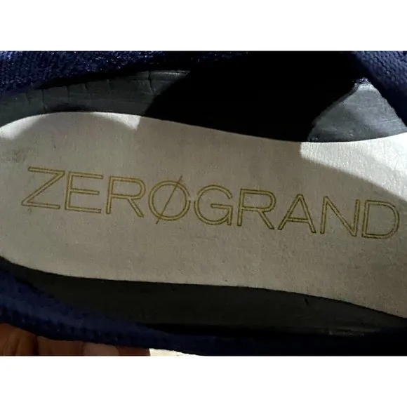 Cole Haan Zero Grand Women's Knit Comfort Loafers Shoes Size 6.5 Blue W14160 EUC
