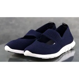 Cole Haan Zero Grand Women's Knit Comfort Loafers Shoes Size 6.5 Blue W14160 EUC
