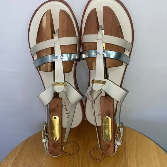 Cole Haan Sandals Shoes “Finley” Blush and White NWOT 7 B