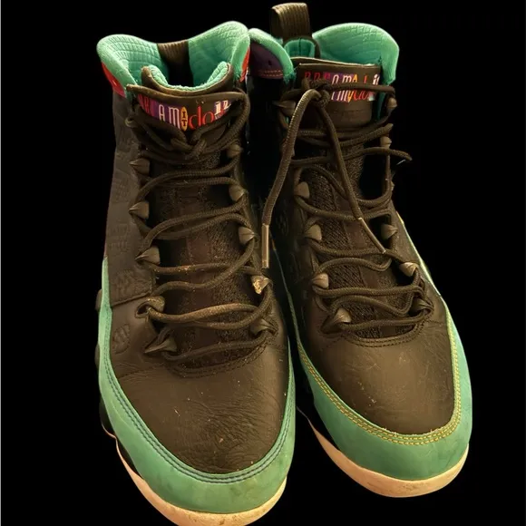Colorful Air Jordan 9 Sneakers