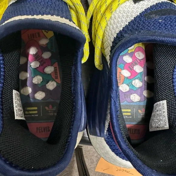 Colorful Knit Sneakers with Bold Text